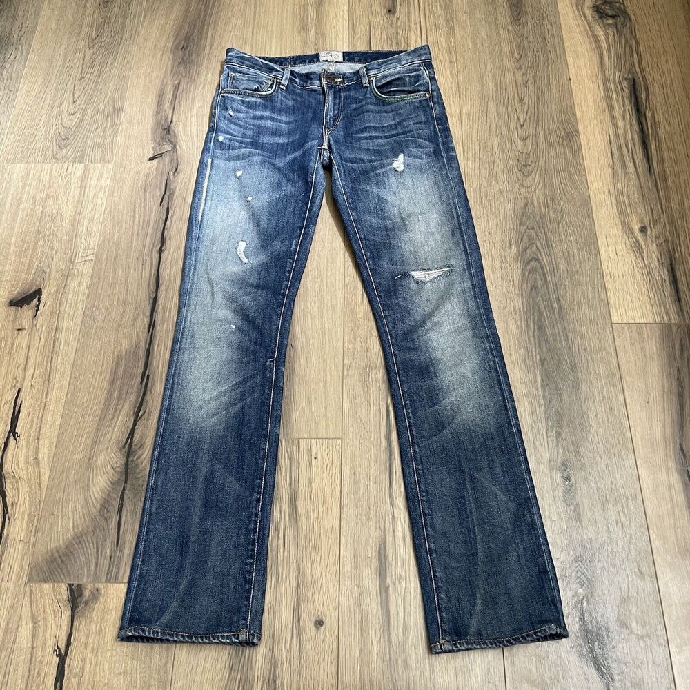 PRPS Skinny Jeans Heirloom Womens 24 Distressed Blue Denim Jeans Straight Leg